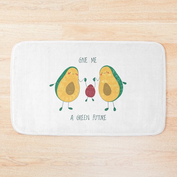 Item preview, Cute avocado parents with happy baby. Give me a green future lettering designed and sold by annetc-designs.