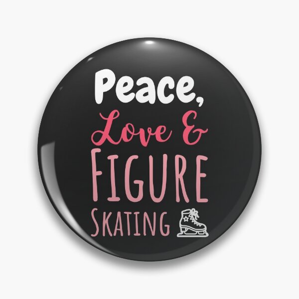 Item preview, Peace Love & Figure Skating Figure Skating Gift designed and sold by EricJP.