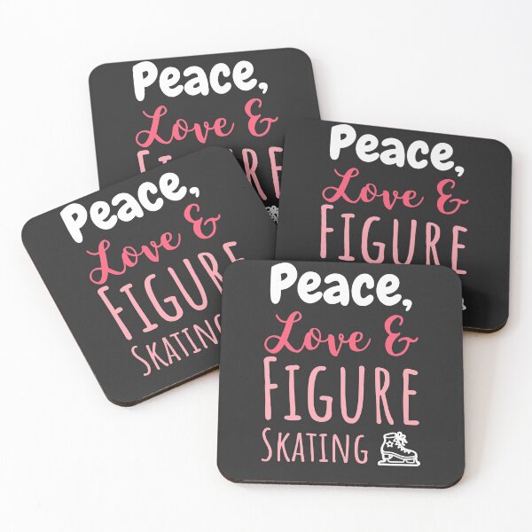 Item preview, Peace Love & Figure Skating Figure Skating Gift designed and sold by EricJP.