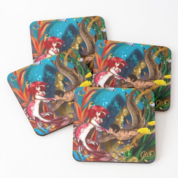 Item preview, The koi and the shark, seascape designed and sold by Kitsunefire7.