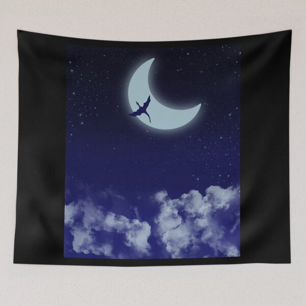 Item preview, Moonlit Dragon designed and sold by SojournStudio.