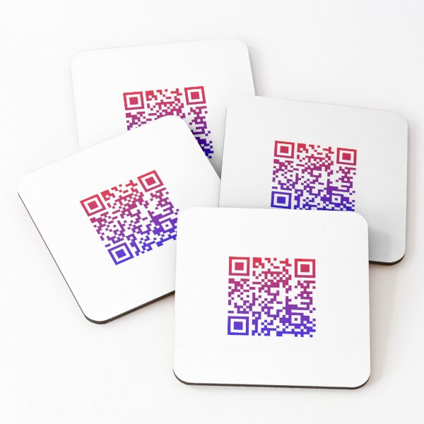 Item preview, Rickroll - Never gonna give you up QR code designed and sold by SkyDawnPrints.