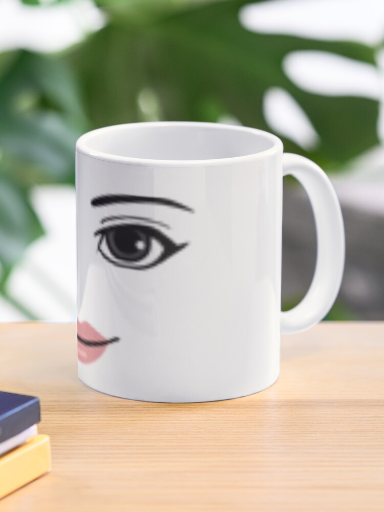 Roblox Woman Face Mug By Asv11 Redbubble - woman face in roblox