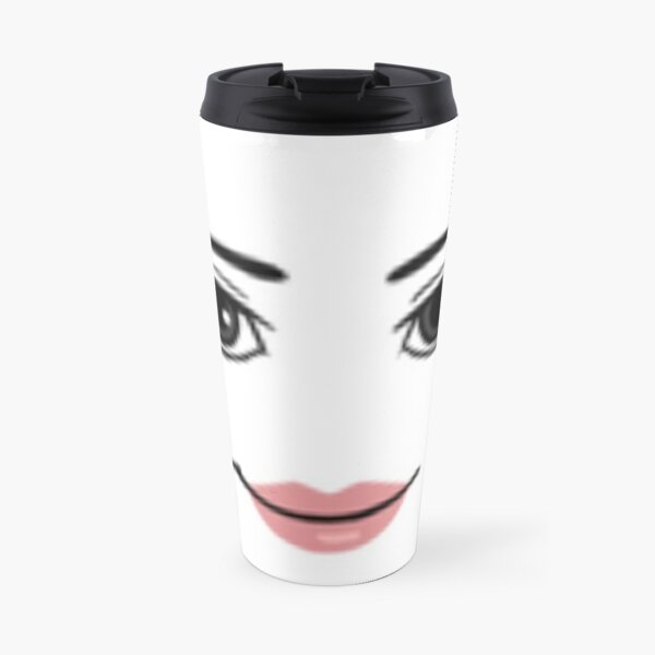 Roblox Chill Face Travel Mug By Ivarkorr Redbubble - how to get woman face in roblox