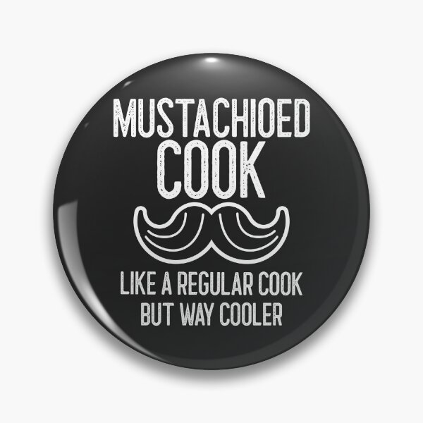 Item preview, Mustachioed Cook Like A Regular Cook But Way Cooler Handlebar Mustache Gift designed and sold by EricJP.