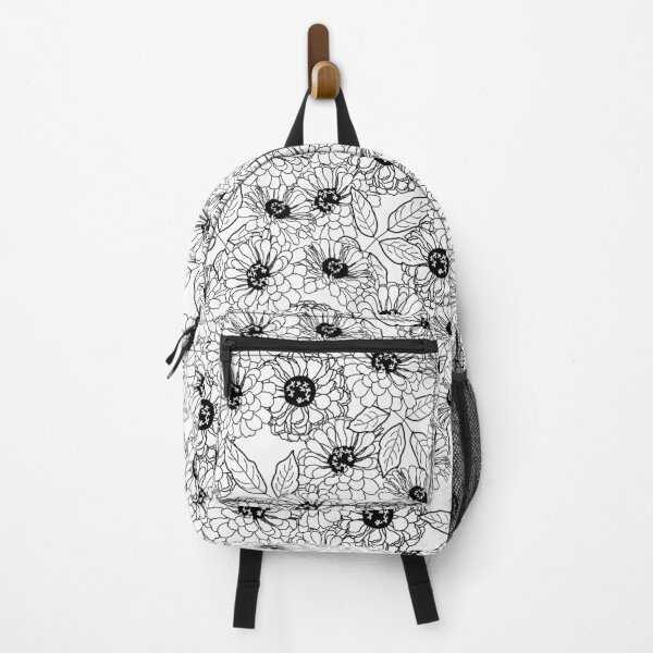Item preview, Black and White Zinnias designed and sold by southerlydesign.