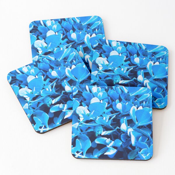 Item preview, Blue Leaf Pattern design Melbourne garden nature Art  designed and sold by MelbourneGarden.