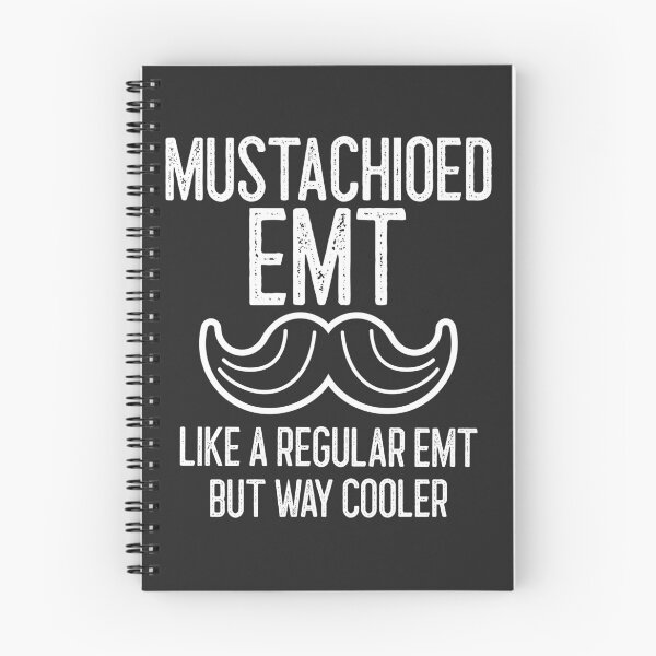 Item preview, Mustachioed EMT like A Regular EMT But Way Cooler Handlebar Mustache Gift designed and sold by EricJP.