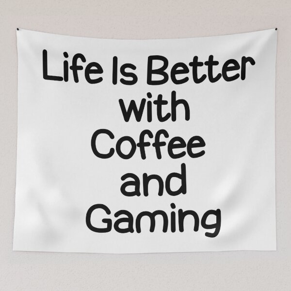 Item preview, Life is Better With Coffee and Gaming designed and sold by askarne.