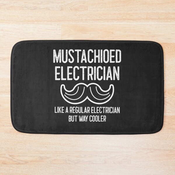 Item preview, Mustachioed Electrician Like A Regular Electrician But Way Cooler Handlebar Mustache Gift designed and sold by EricJP.