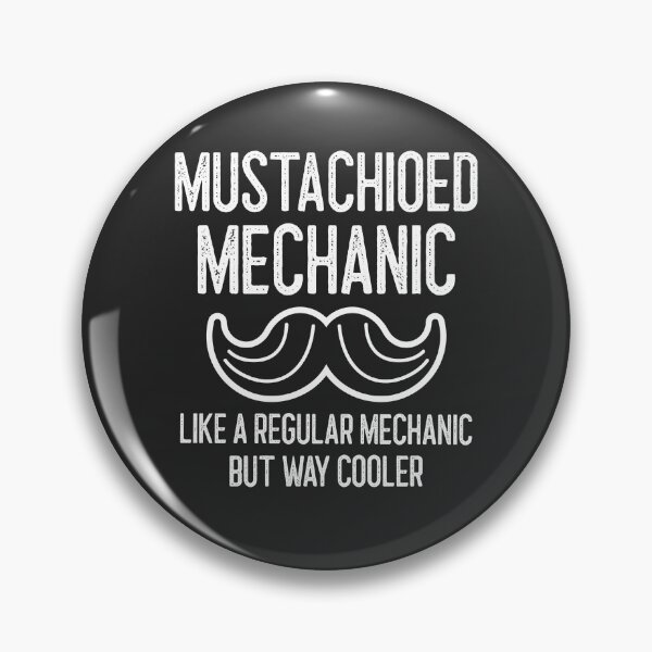 Item preview, Mustachioed Mechanic Like A Regular Mechanic But Way Cooler Handlebar Mustache Gift designed and sold by EricJP.