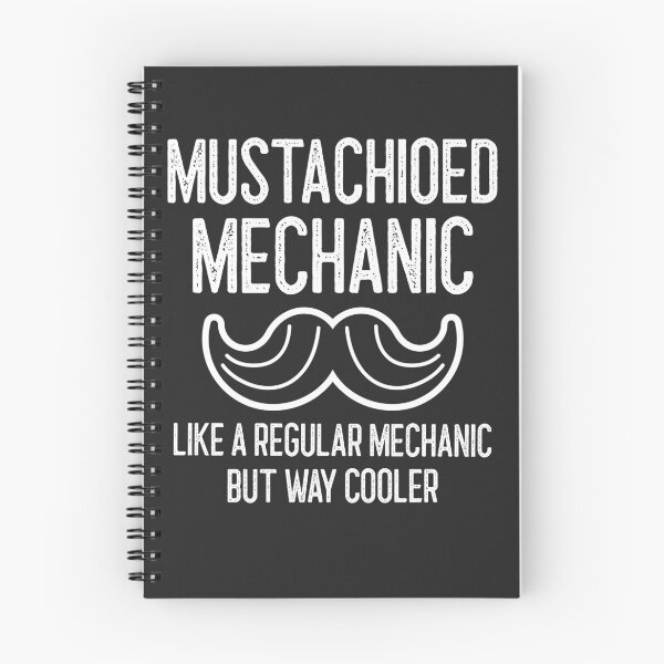 Item preview, Mustachioed Mechanic Like A Regular Mechanic But Way Cooler Handlebar Mustache Gift designed and sold by EricJP.