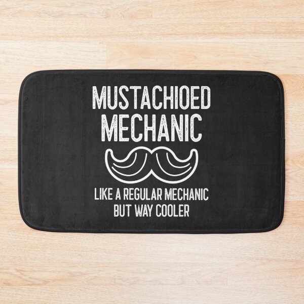 Item preview, Mustachioed Mechanic Like A Regular Mechanic But Way Cooler Handlebar Mustache Gift designed and sold by EricJP.