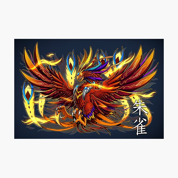 Suzaku the legendary bird Photographic Print
