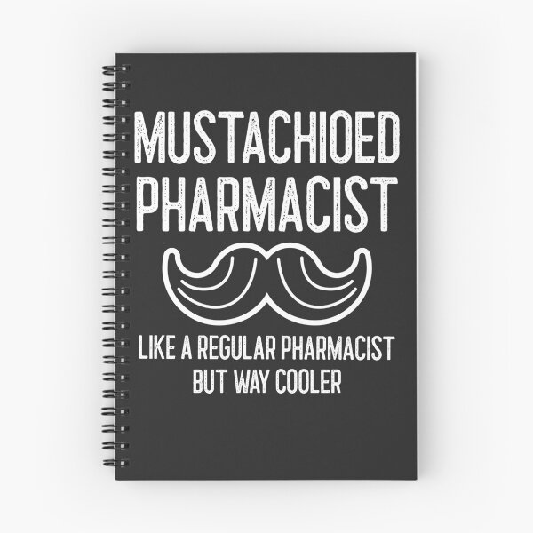Item preview, Farmacéutico bigotudo como un farmacéutico habitual pero mucho más fresco regalo de bigote de manillar designed and sold by EricJP.