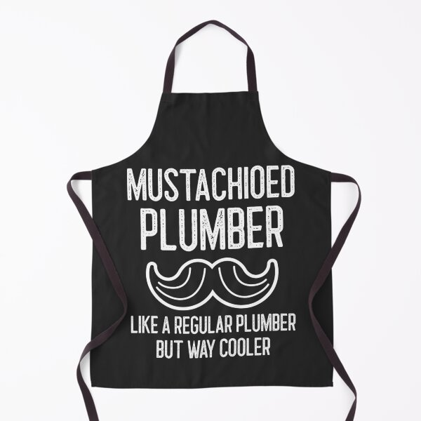 Item preview, Mustachioed Plumber Like A Regular Plumber But Way Cooler Handlebar Mustache Gift designed and sold by EricJP.