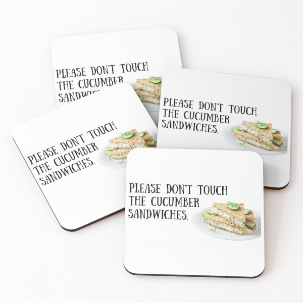 Item preview, Don't touch the cucumber sandwiches designed and sold by bardnbangtan.