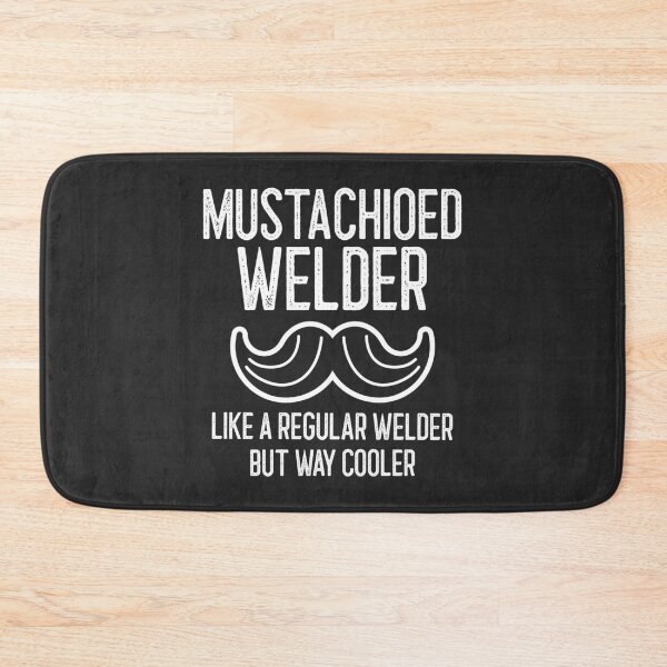 Item preview, Mustachioed Welder Like A Reguar Welder But Way Cooler Handlebar Mustache Gift designed and sold by EricJP.