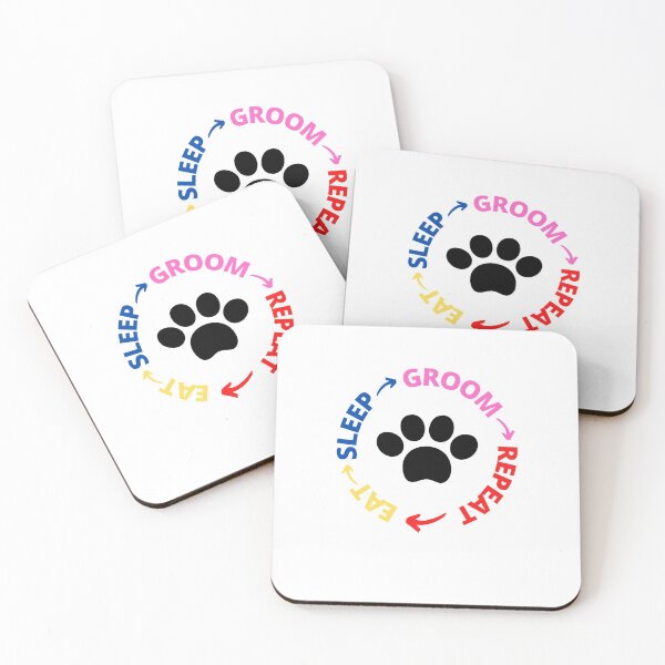 Item preview,  Eat Sleep Groom Repeat dog grooming designed and sold by Creative fashion Mix.