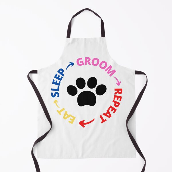 Item preview, Eat Sleep Groom Repeat dog grooming designed and sold by Creative fashion Mix.