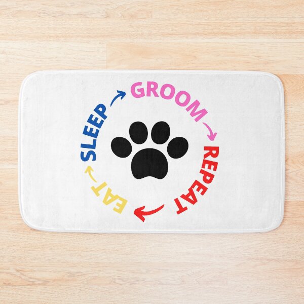 Item preview,  Eat Sleep Groom Repeat dog grooming designed and sold by Creative fashion Mix.