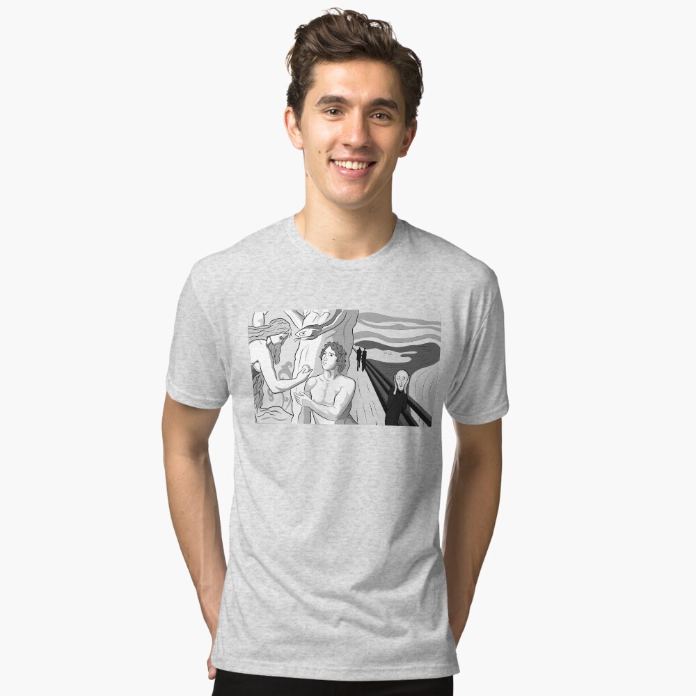 Item preview, Tri-blend T-Shirt designed and sold by blackwolfpixels.