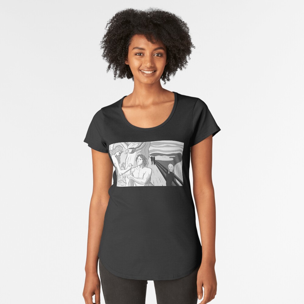 Item preview, Premium Scoop T-Shirt designed and sold by blackwolfpixels.