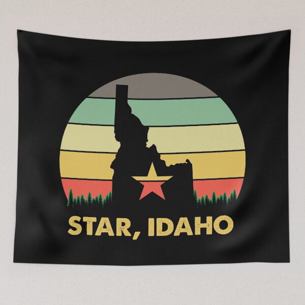 Item preview, Retro Vintage Idaho USA Mountain Gift for Men T-Shirt designed and sold by thuba257.