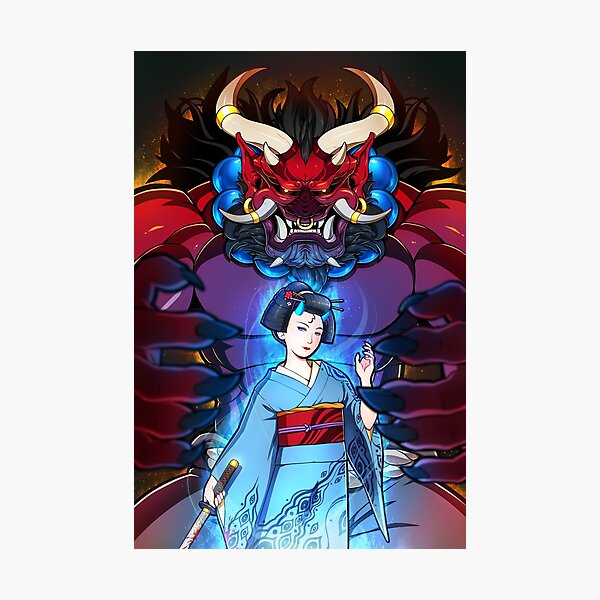 The Oni Photographic Print