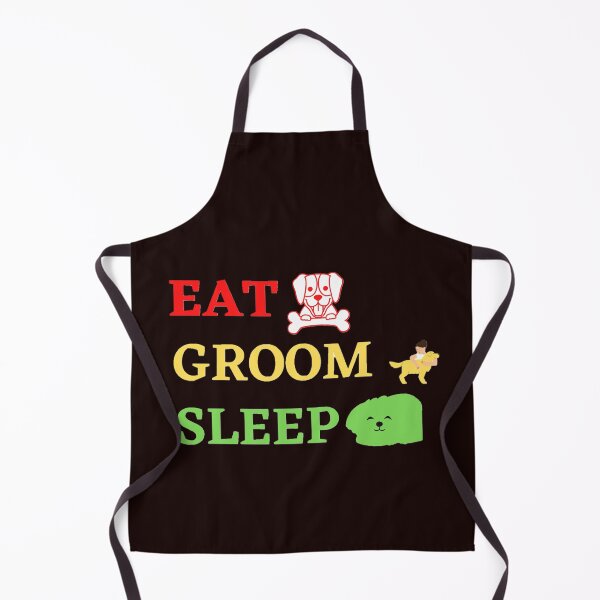 Item preview, Grooming dog Eat Sleep Groom Repeat designed and sold by Creative fashion Mix.