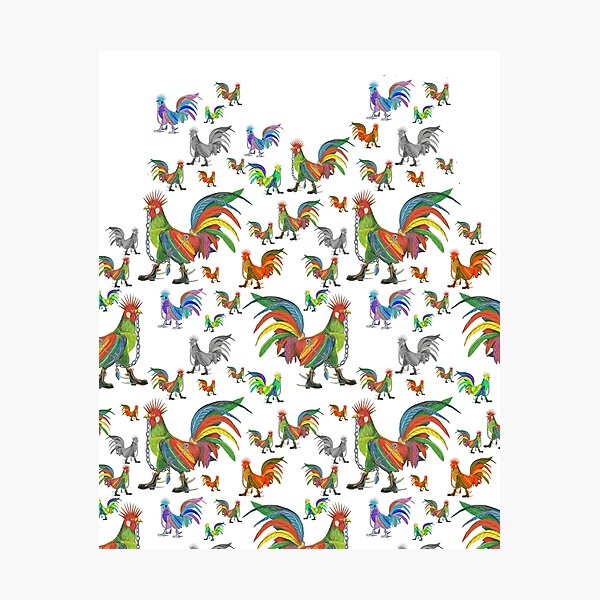 Lot aKock Varied Colors Pattern Photographic Print