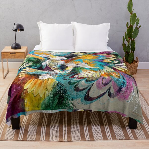 Cocky Chatterbox Throw Blanket