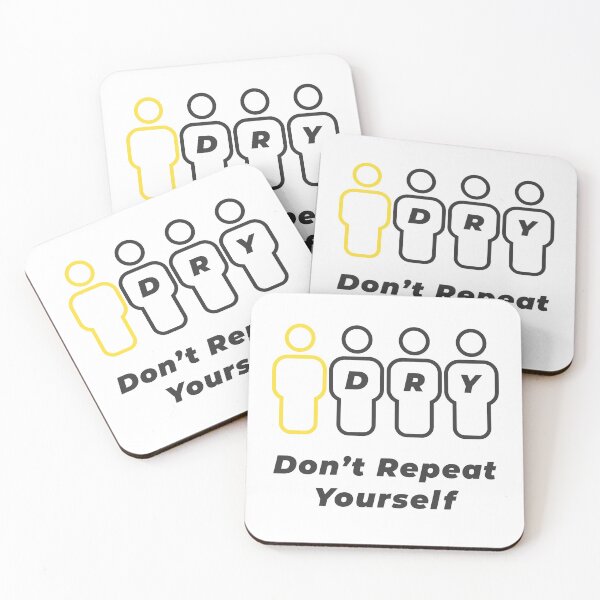 Item preview, Don't Repeat Yourself - DRY Principle designed and sold by Mechashadow.