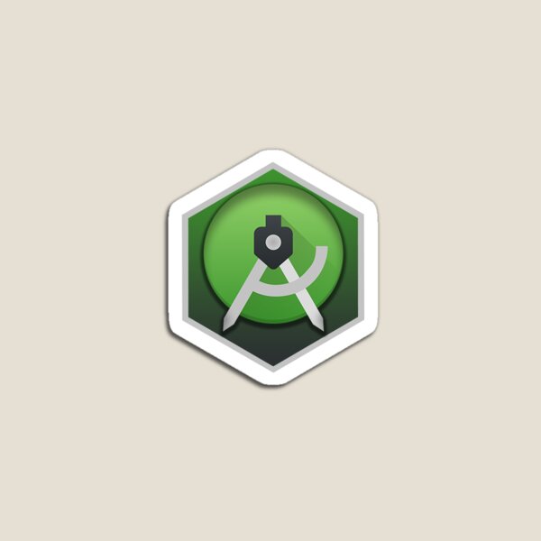 Item preview, Android Studio Hexagon designed and sold by JFKsStickers.