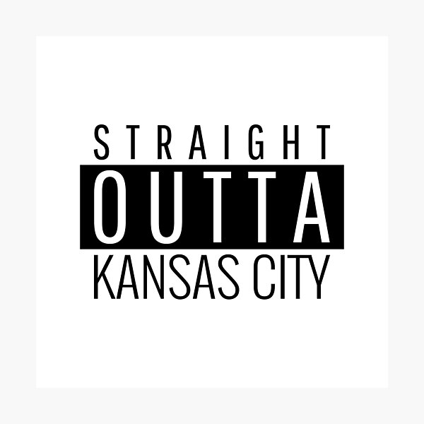 Item preview, Straight Outta Kansas City  designed and sold by Teelogic.