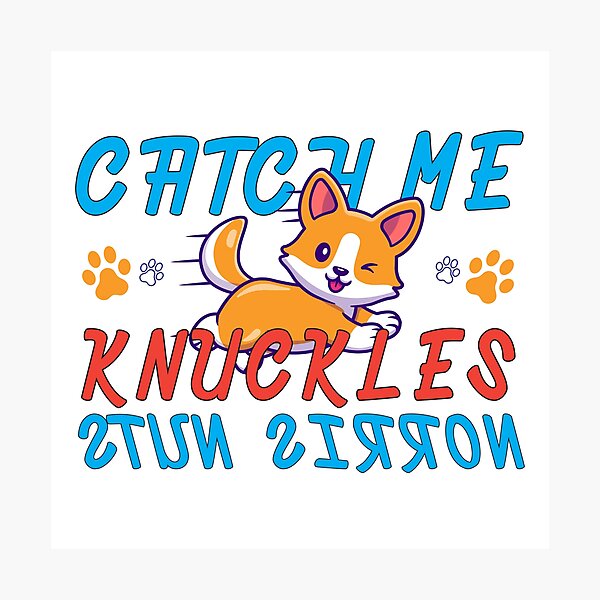 Item preview, Norris Nuts Catch Me Knuckles | Knuckles Norris Nuts designed and sold by graphic-genie.