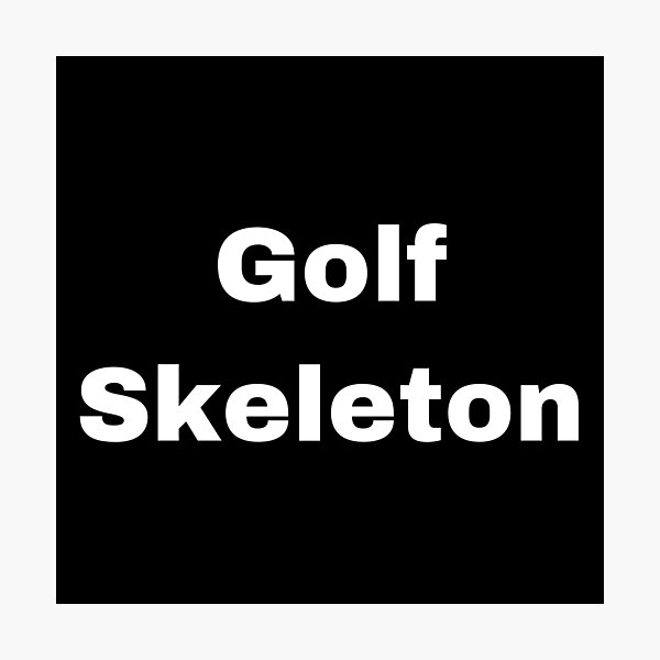 Item preview, Golf Skeleton designed and sold by Yeewen88.