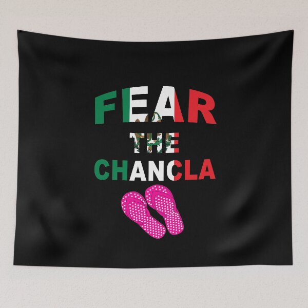 Item preview, Fear La Chancla Mexican Flag Mexico Aztec Funny Chicano Shoe designed and sold by Niishouseca.