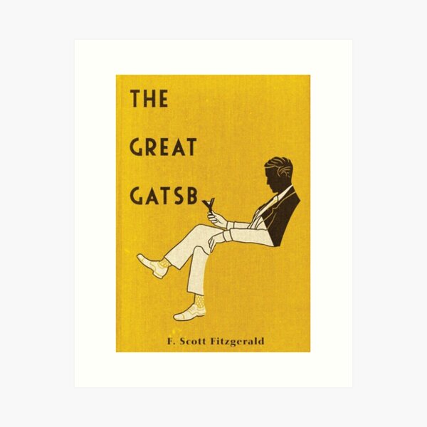 Artikel-Vorschau von Der große Gatsby-Buchumschlag, designt und verkauft von kevinpopp.
