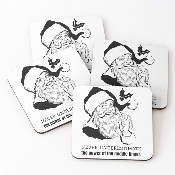 Item preview, Santa's Advice, Christmas T designed and sold by Smart-Arts.