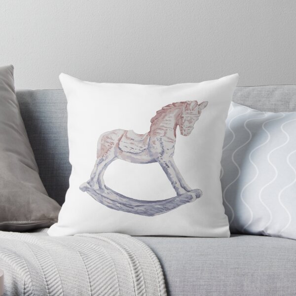 My Little Pony Rocking Horse Throw Pillow