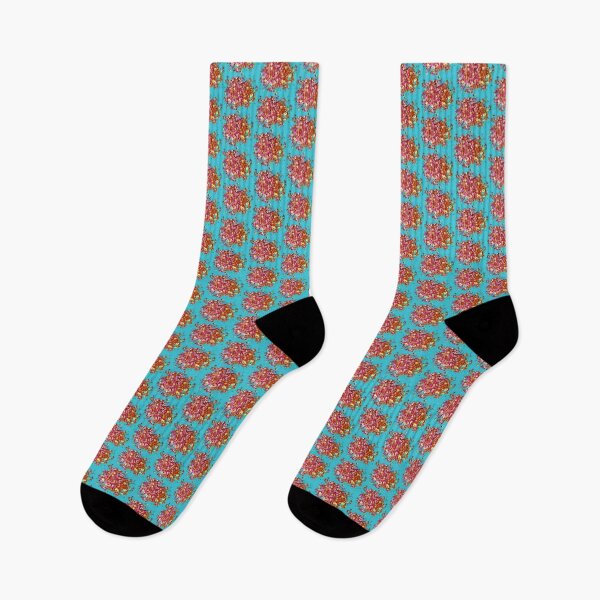 Artikelvorschau, Aqua Brown, Pink, Blumen von Iritof entworfen und verkauft von iritof.
