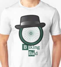 Breaking Bad parody: biking bad Slim Fit T-Shirt
