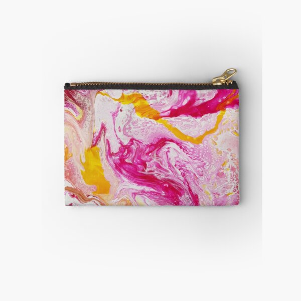 Item preview, Pink Delight Acylic Fluid Pour Print Image designed and sold by Coloursofchaos.