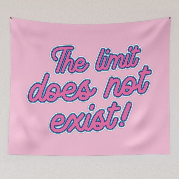 Item preview, The limit does not exist!, Mean Girls movie quote sticker designed and sold by marina ralston.