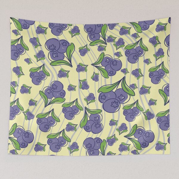 Item preview, Blueberry Pattern designed and sold by Sajuade.