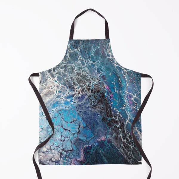 Item preview, Imagen de impresión de arte acrílico de Blue Desire Fluid Pour Electric Electricity designed and sold by Coloursofchaos.