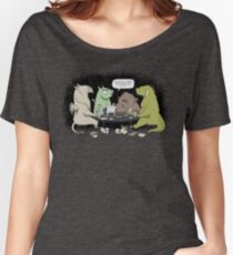 Camiseta ancha Los monstruos aman los juegos de rol