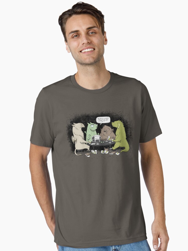 Thumbnail 1 of 7, Essential T-Shirt, Monsters love RPGs designed and sold by rebekieb.