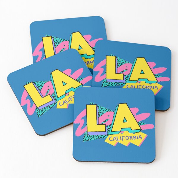 Item preview, Los Angeles, California Retro 90s Logo designed and sold by SLAG-Creative.